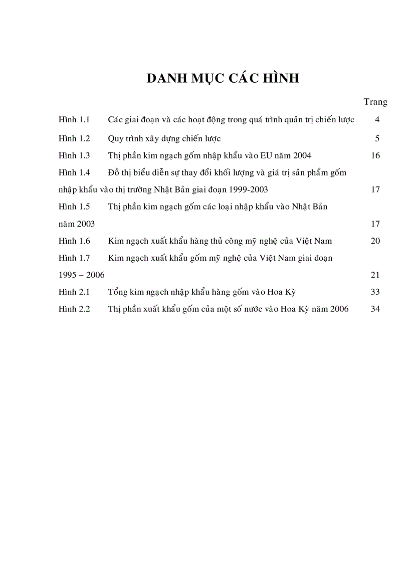 image for page Xây dựng chiến lược phát triển xuất khẩu gốm mỹ nghệ Việt Nam sang thị trường Hoa Kỳ đến năm 2015