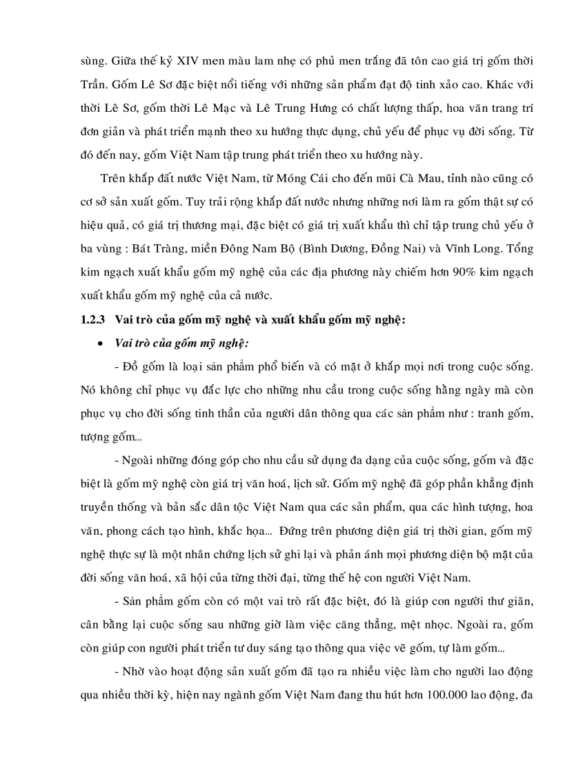 image for page Xây dựng chiến lược phát triển xuất khẩu gốm mỹ nghệ Việt Nam sang thị trường Hoa Kỳ đến năm 2015