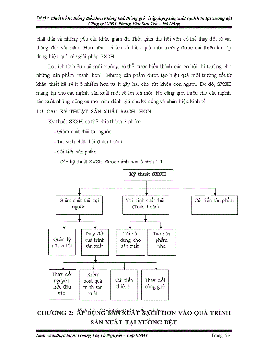image for page Áp dụng sản xuất sạch hơn vào quá trình sản xuất tại xưởng dệt công ty cpđt phong phú sơn trà chương 1 Tổng quan về sản xuất sạch hơn 1 1 Khái niệm
