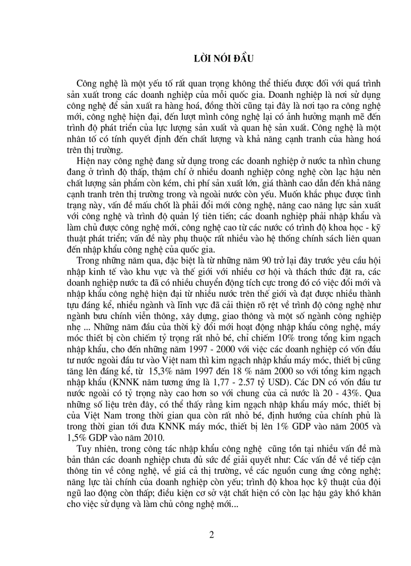 image for page Chính sách nhập khẩu công nghệ mới công nghệ cao đáp ứng yêu cầu công nghiệp hóa hiện đại hóa của việt nam thực trạng và giải pháp