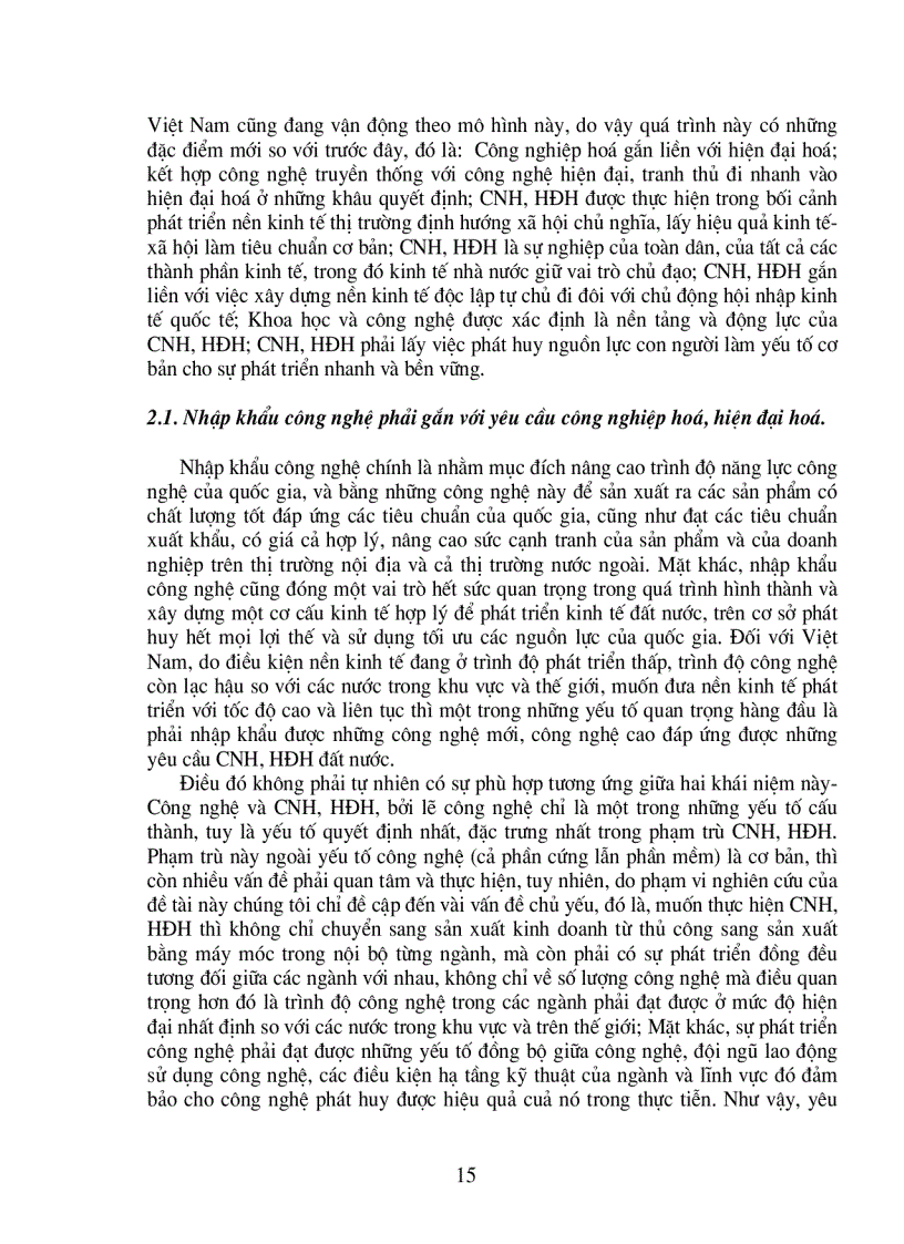 image for page Chính sách nhập khẩu công nghệ mới công nghệ cao đáp ứng yêu cầu công nghiệp hóa hiện đại hóa của việt nam thực trạng và giải pháp