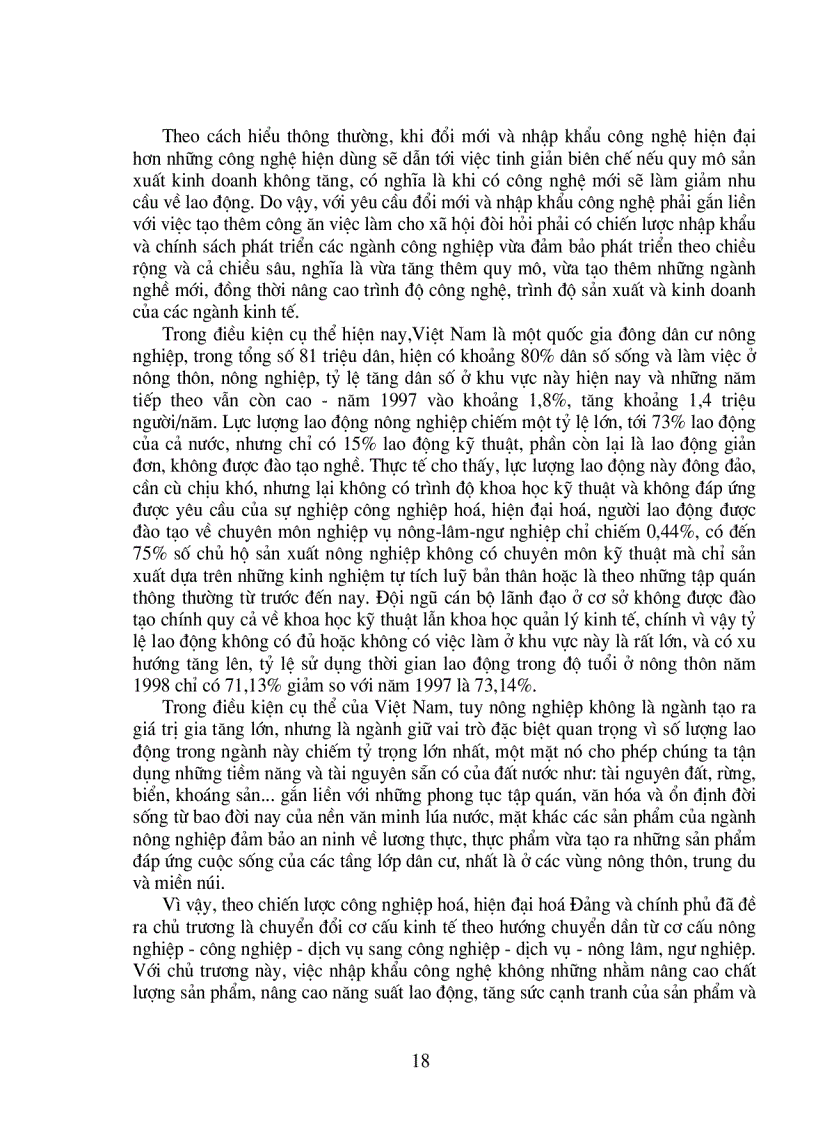 image for page Chính sách nhập khẩu công nghệ mới công nghệ cao đáp ứng yêu cầu công nghiệp hóa hiện đại hóa của việt nam thực trạng và giải pháp