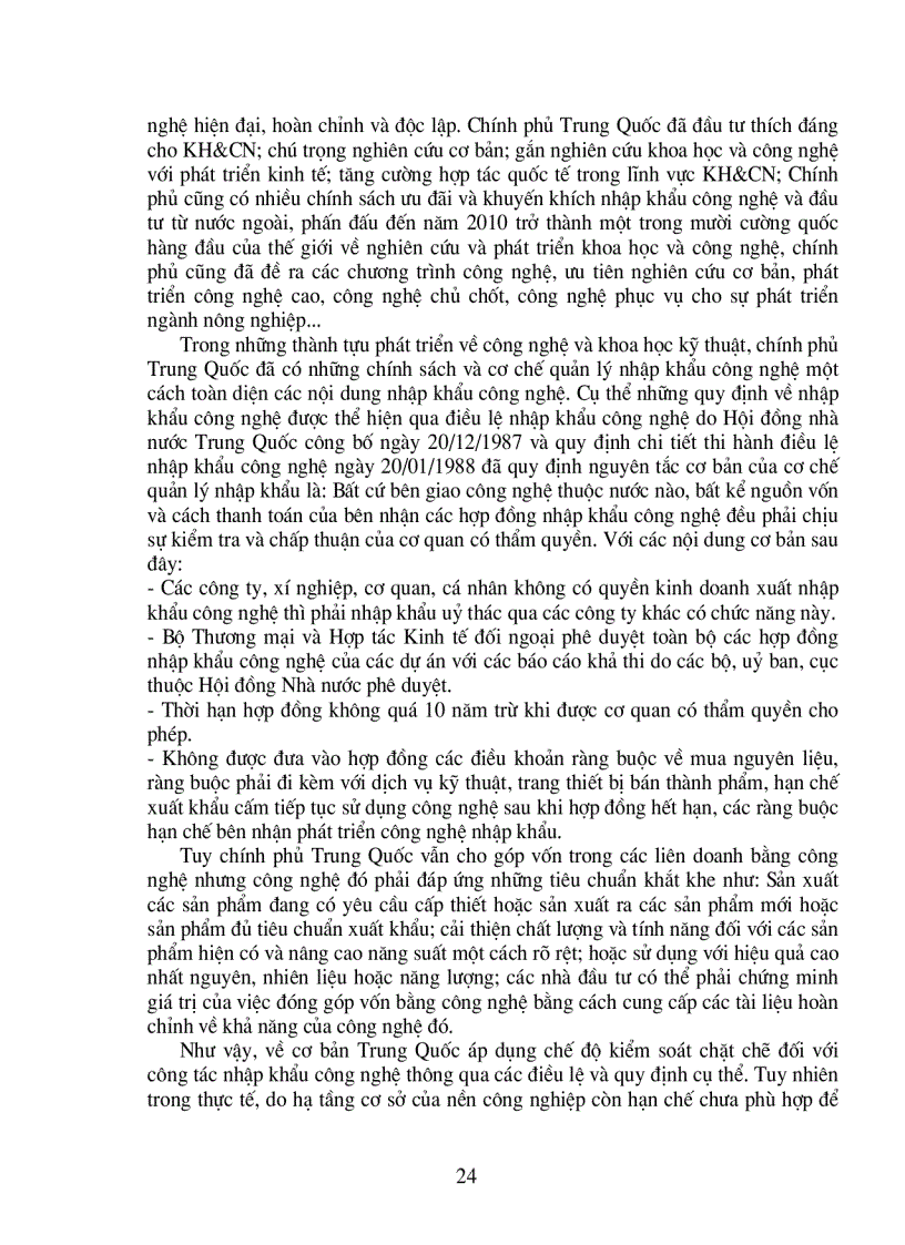 image for page Chính sách nhập khẩu công nghệ mới công nghệ cao đáp ứng yêu cầu công nghiệp hóa hiện đại hóa của việt nam thực trạng và giải pháp