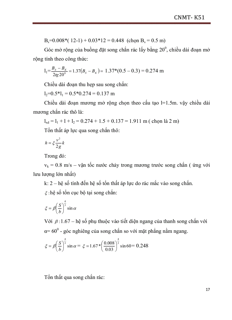 image for page Tính toán thiết kế trạm xử lý nước thải sinh hoạt tập trung cho khu đô thị có 10 000 dân