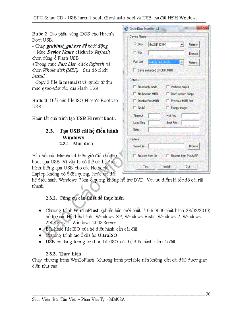 image for page Cpu tạo cd usb có chức năng hiren s boot ghost auto boot và USB cài đặt hđh windows