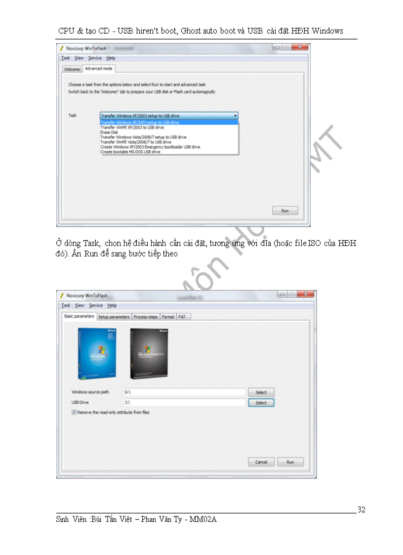 image for page Cpu tạo cd usb có chức năng hiren s boot ghost auto boot và USB cài đặt hđh windows