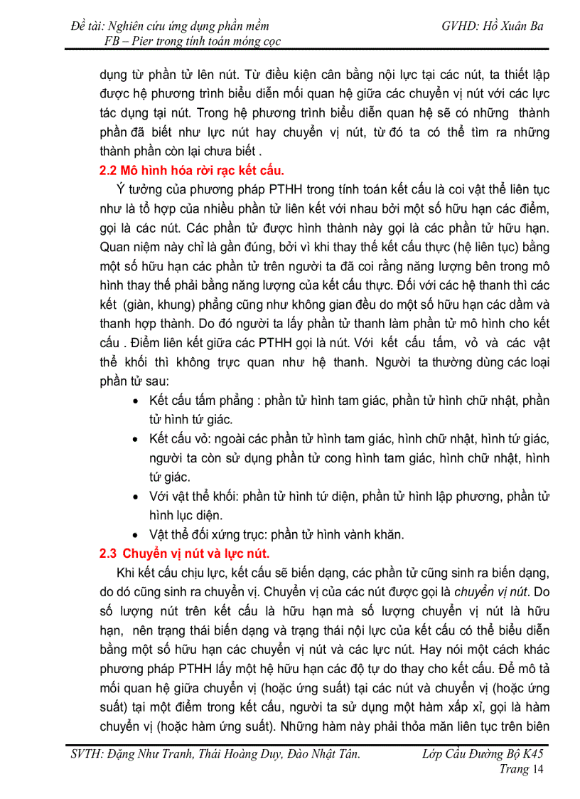 image for page Nghiên cứu ứng dụng phần mềm FB Pier trong tính toán móng cọc