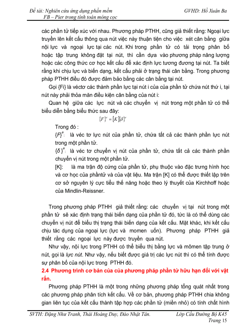 image for page Nghiên cứu ứng dụng phần mềm FB Pier trong tính toán móng cọc