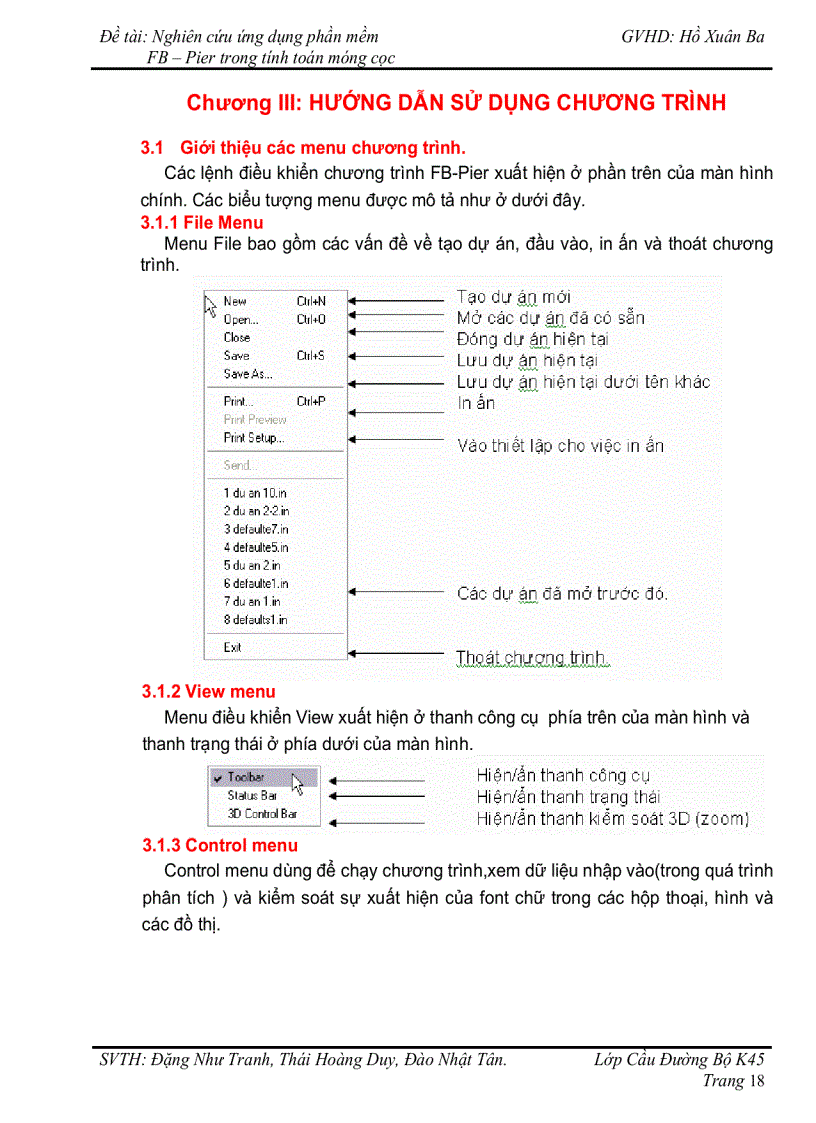 image for page Nghiên cứu ứng dụng phần mềm FB Pier trong tính toán móng cọc