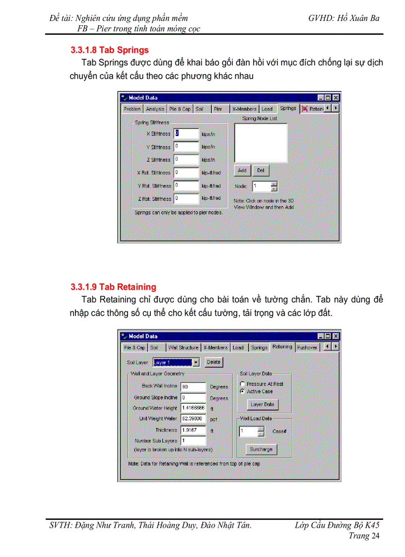 image for page Nghiên cứu ứng dụng phần mềm FB Pier trong tính toán móng cọc