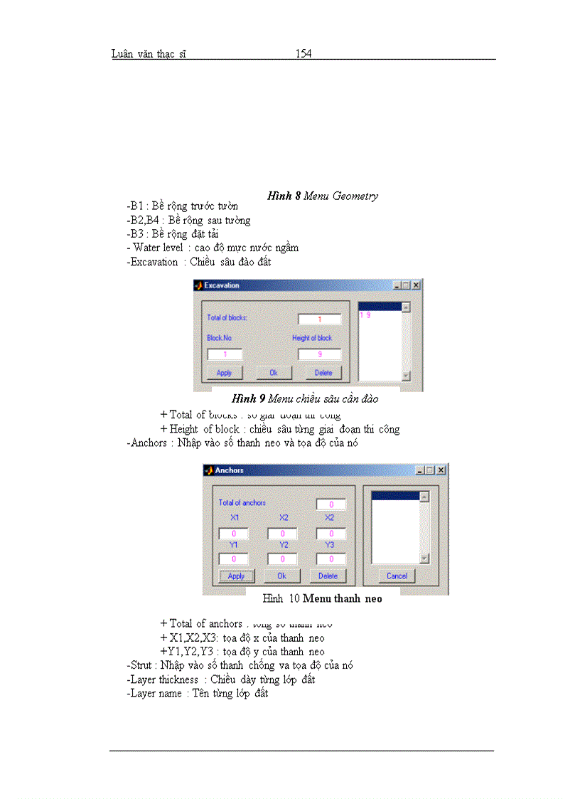 image for page Nghiên cứu ứng xử đất sau tường cọc bản áp dụng tính toán các công trình ven sông trong vùng đất yếu bằng phương pháp PTHH FEM