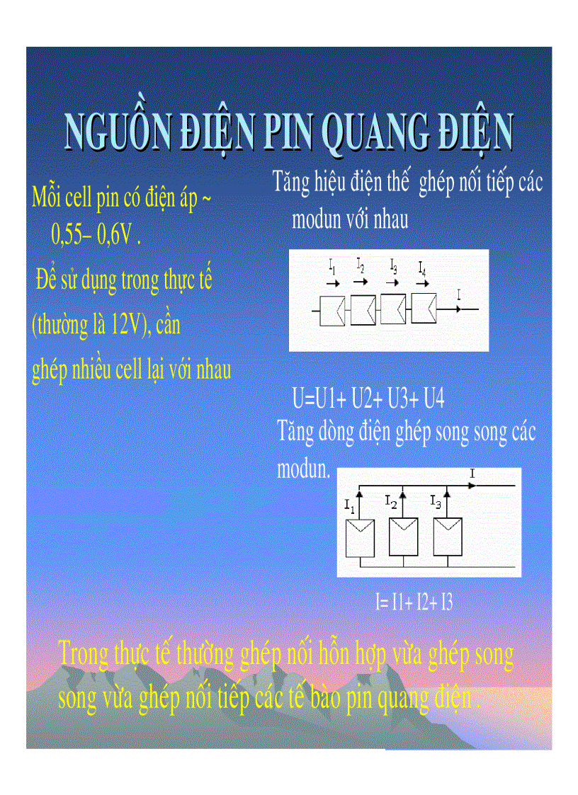 image for page Tối ưu hoá năng lượng pin quang điện theo đặc tuyến V I 01 2008 ĐHBK TP HCM