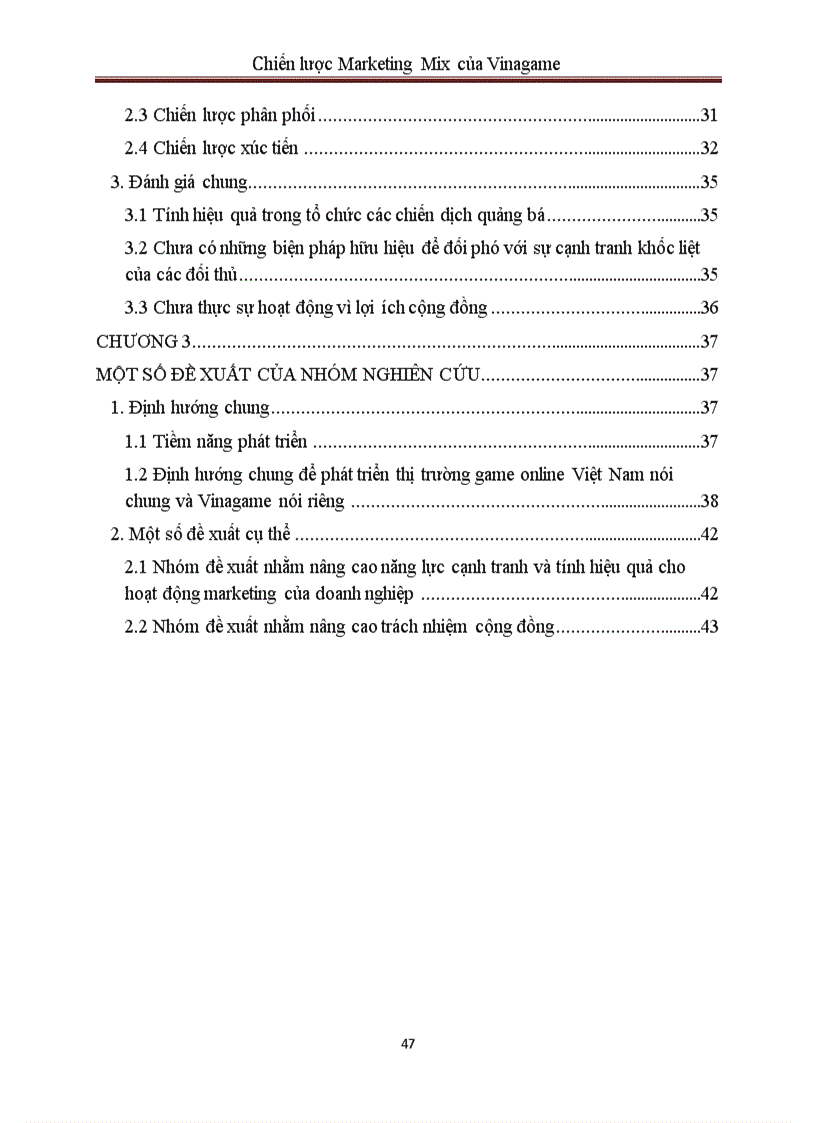 image for page Chiến lược Marketing Mix của Vinagame