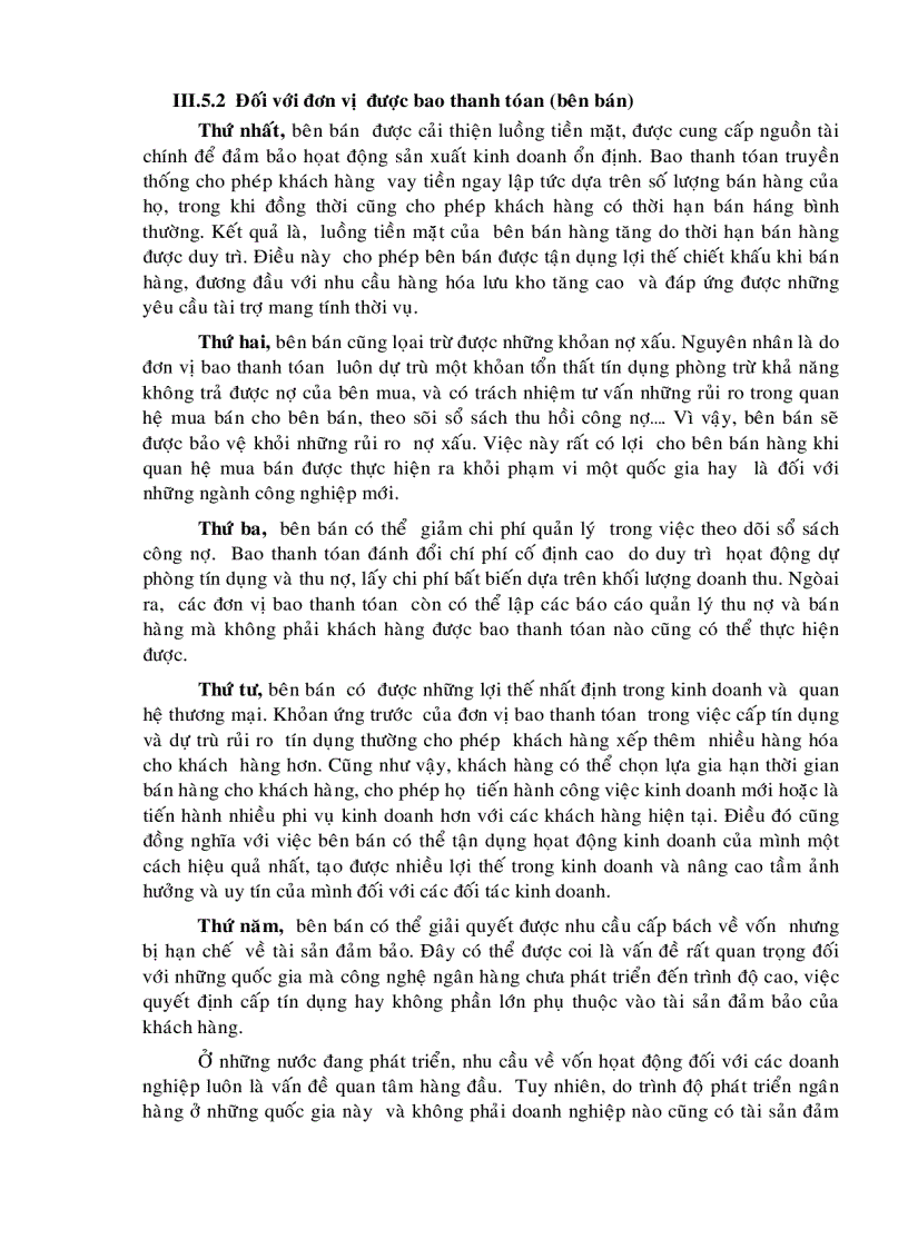 image for page Sản phẩm bao thanh toán factoring Những giải pháp hoàn thiện và phát triển sản phẩm bao thanh toán tại Việt Nam hiện nay