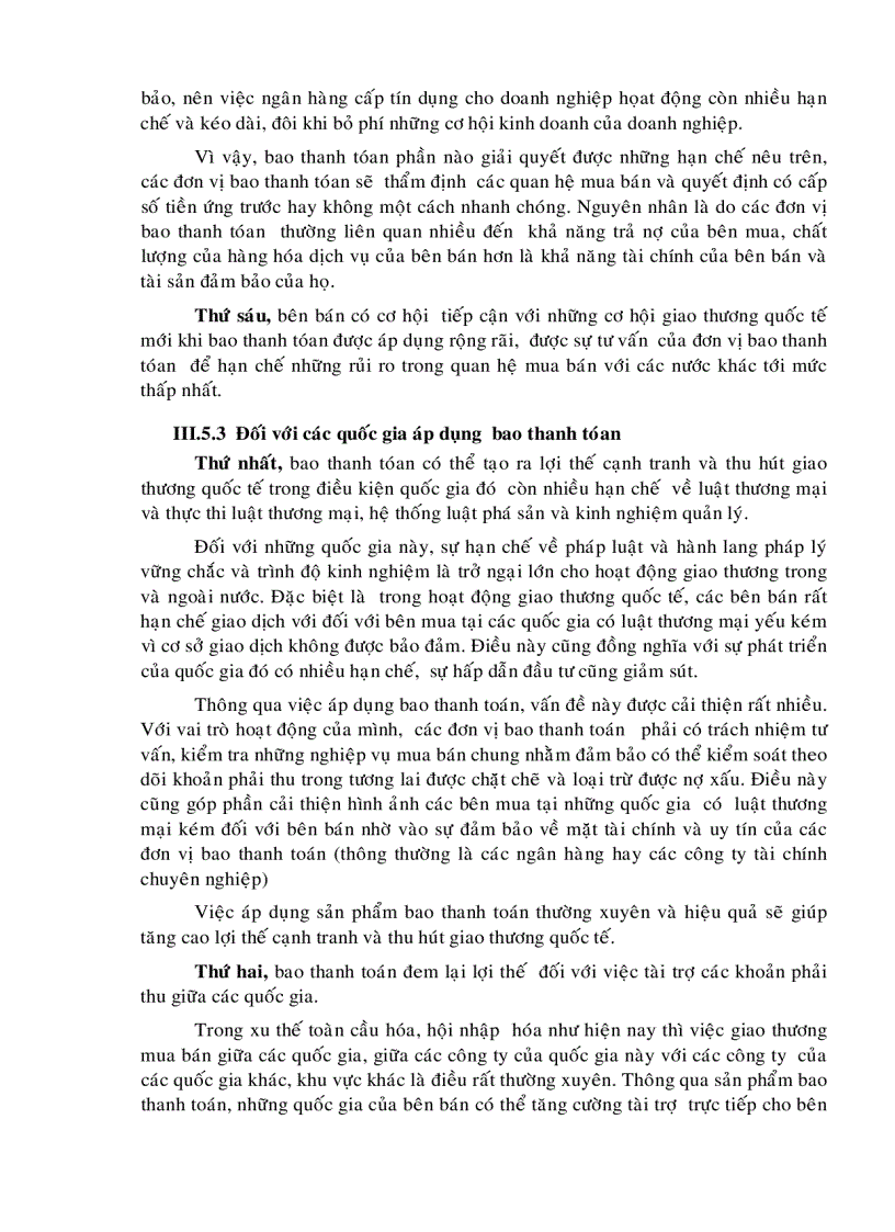 image for page Sản phẩm bao thanh toán factoring Những giải pháp hoàn thiện và phát triển sản phẩm bao thanh toán tại Việt Nam hiện nay