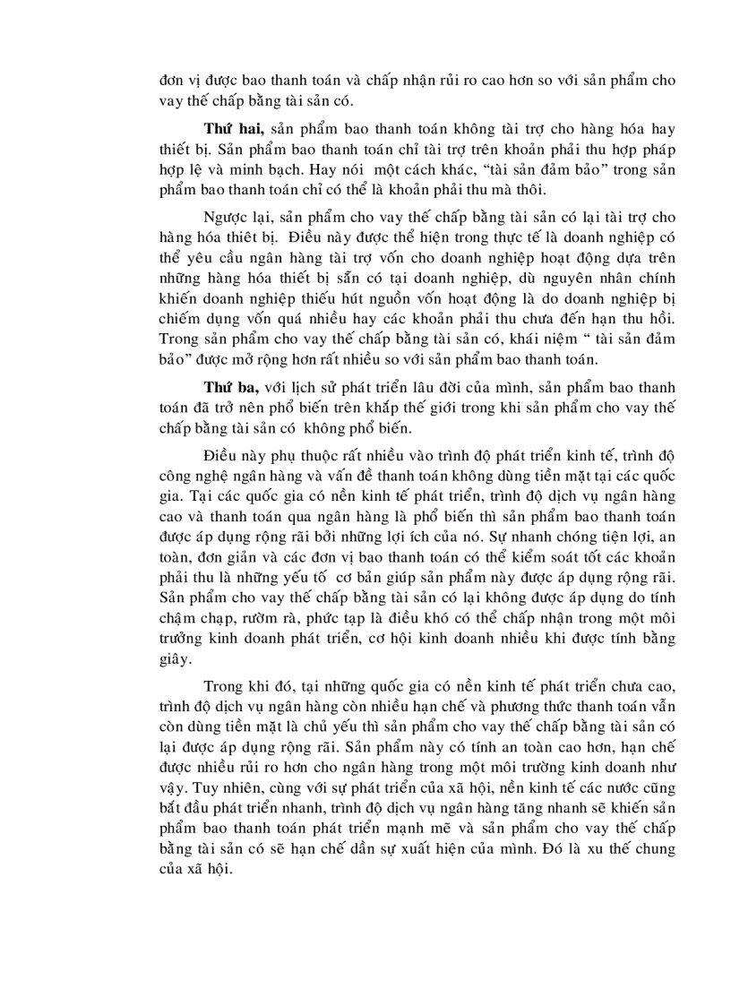 image for page Sản phẩm bao thanh toán factoring Những giải pháp hoàn thiện và phát triển sản phẩm bao thanh toán tại Việt Nam hiện nay