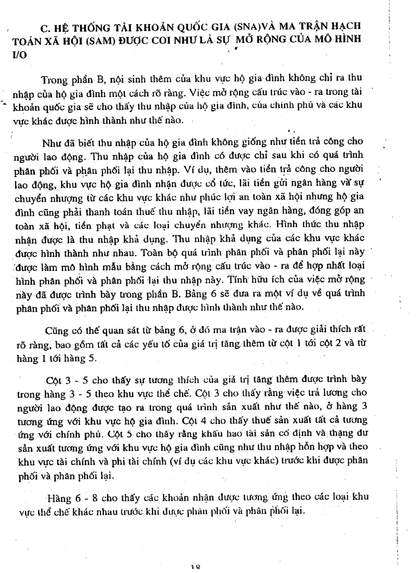 image for page Nghiên cứu các phương pháp phân tích dự báo kinh tế và môi trường thông qua mô hình Ra Vào Input Output