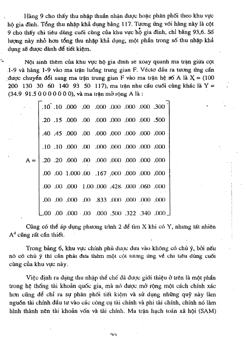 image for page Nghiên cứu các phương pháp phân tích dự báo kinh tế và môi trường thông qua mô hình Ra Vào Input Output