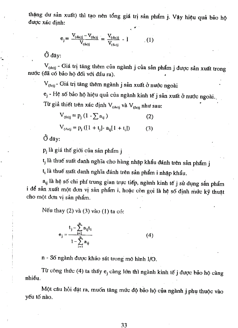 image for page Nghiên cứu các phương pháp phân tích dự báo kinh tế và môi trường thông qua mô hình Ra Vào Input Output