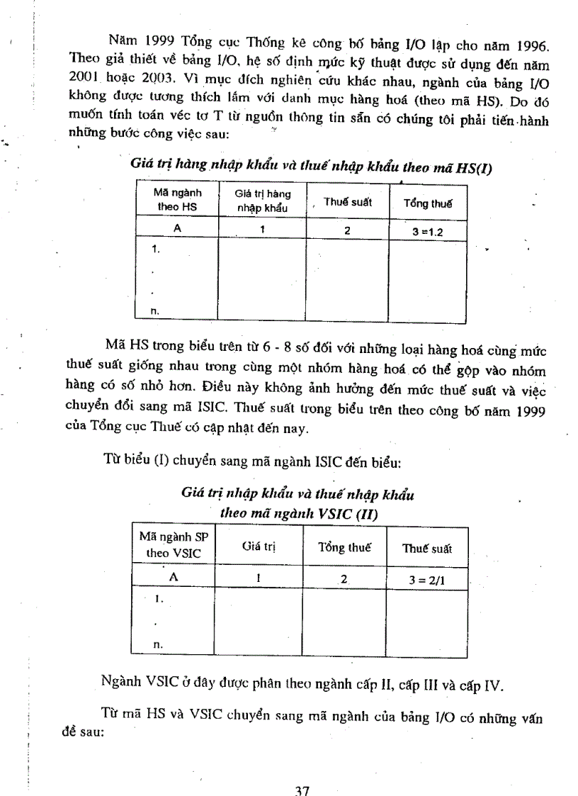 image for page Nghiên cứu các phương pháp phân tích dự báo kinh tế và môi trường thông qua mô hình Ra Vào Input Output
