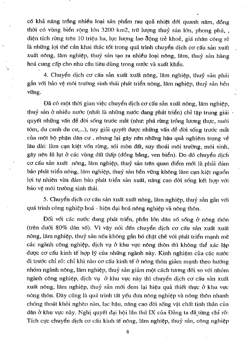 image for page Nghiên cứu xây dựng hệ thống chỉ tiêu thống kê về chuyển dịch cơ cấu sản xuất nông lâm nghiệp và thủy sản