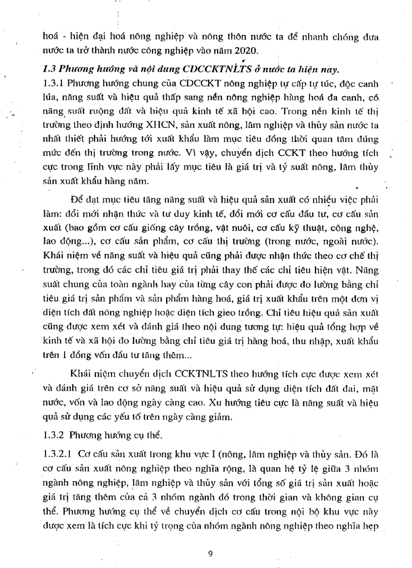 image for page Nghiên cứu xây dựng hệ thống chỉ tiêu thống kê về chuyển dịch cơ cấu sản xuất nông lâm nghiệp và thủy sản