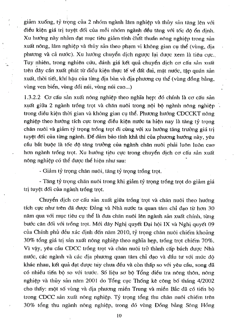 image for page Nghiên cứu xây dựng hệ thống chỉ tiêu thống kê về chuyển dịch cơ cấu sản xuất nông lâm nghiệp và thủy sản