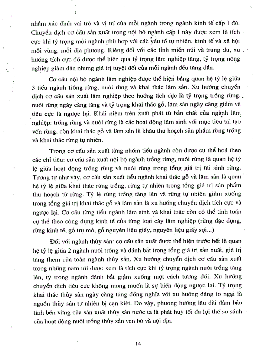image for page Nghiên cứu xây dựng hệ thống chỉ tiêu thống kê về chuyển dịch cơ cấu sản xuất nông lâm nghiệp và thủy sản