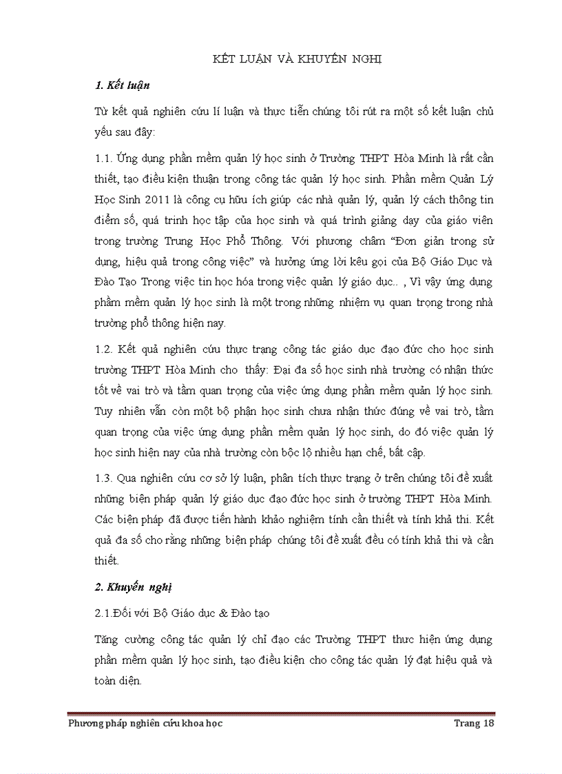 image for page Thực trạng ứng dụng phần mềm quản lý học sinh ở trường thpt hòa minh