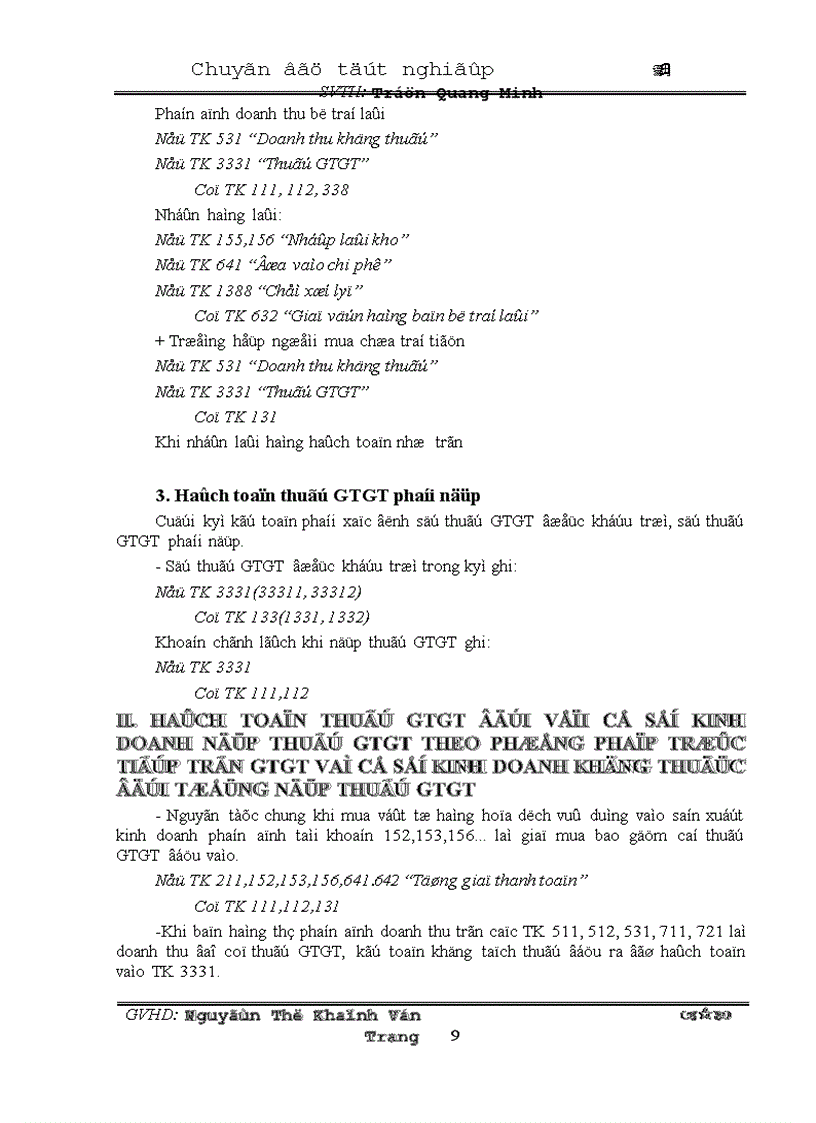 image for page Hạch toán thuế gtgt trong doanh nghiệp