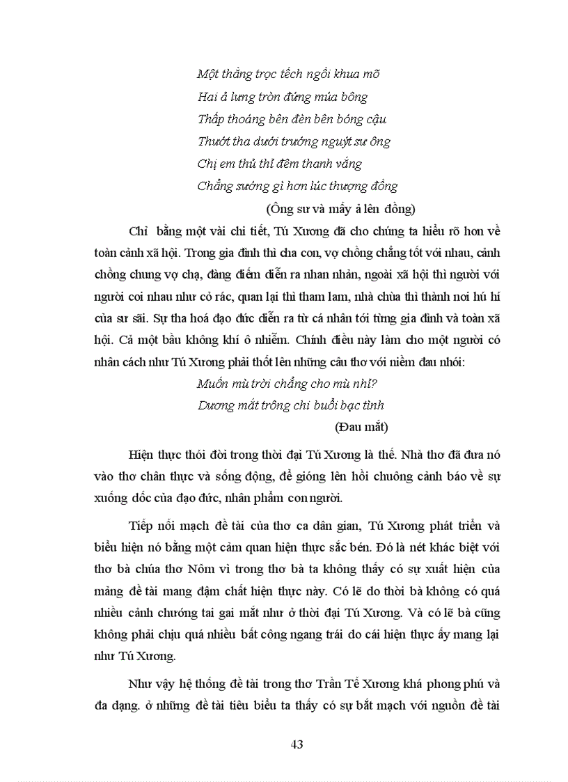 image for page Yếu tố dân gian trong thơ Nôm Hồ Xuân Hương và Trần Tế Xương từ góc nhìn so sánh