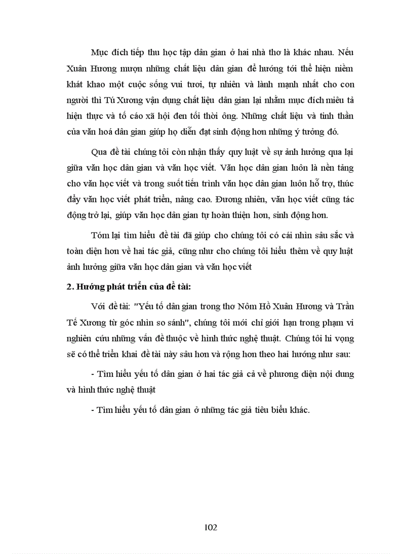 image for page Yếu tố dân gian trong thơ Nôm Hồ Xuân Hương và Trần Tế Xương từ góc nhìn so sánh