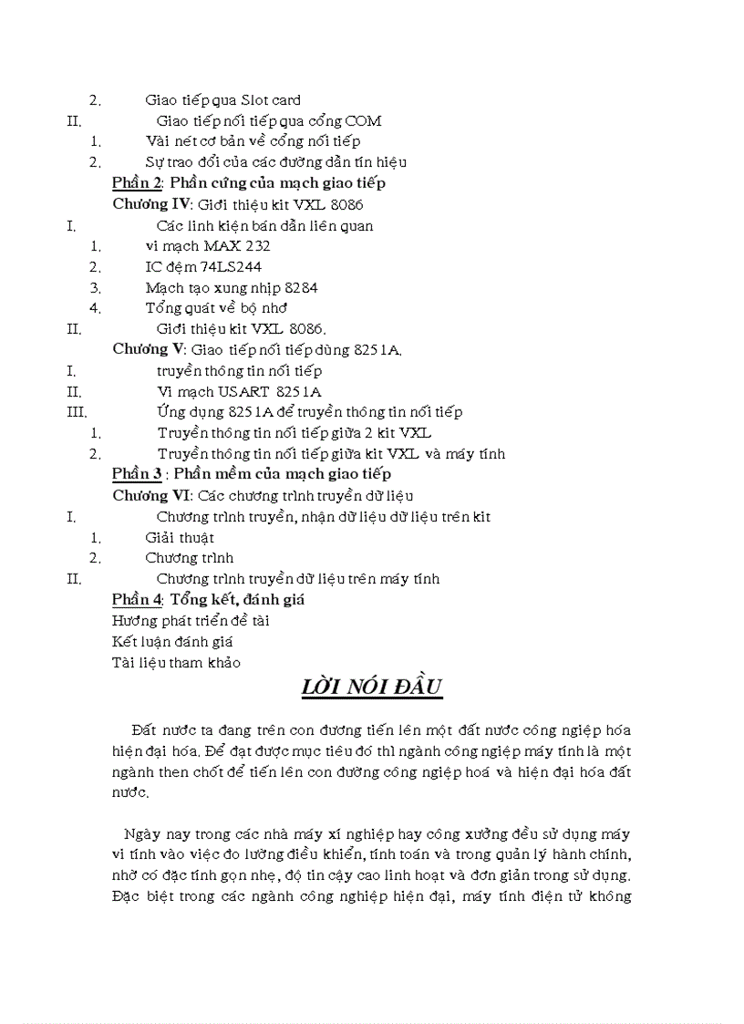 image for page Giao tiếp máy tính với kit vi xử lý 8086