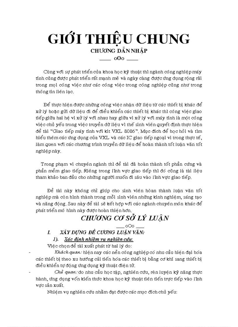 image for page Giao tiếp máy tính với kit vi xử lý 8086