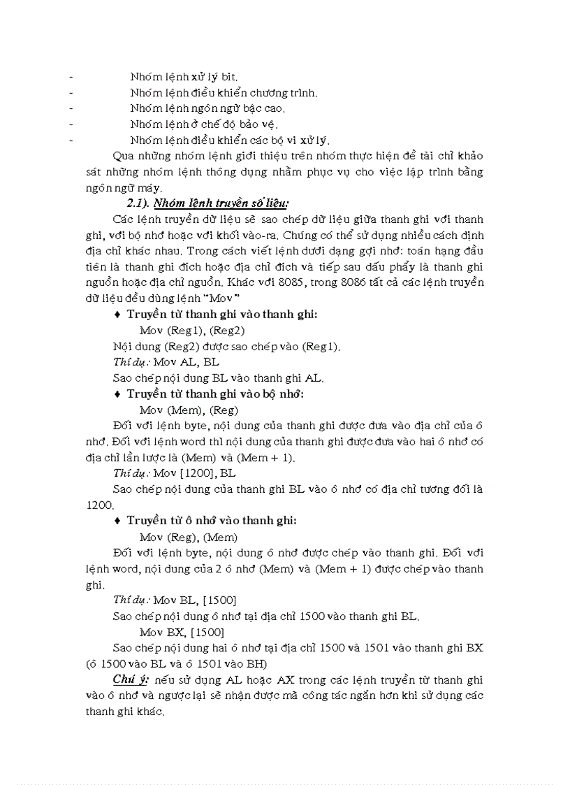 image for page Giao tiếp máy tính với kit vi xử lý 8086
