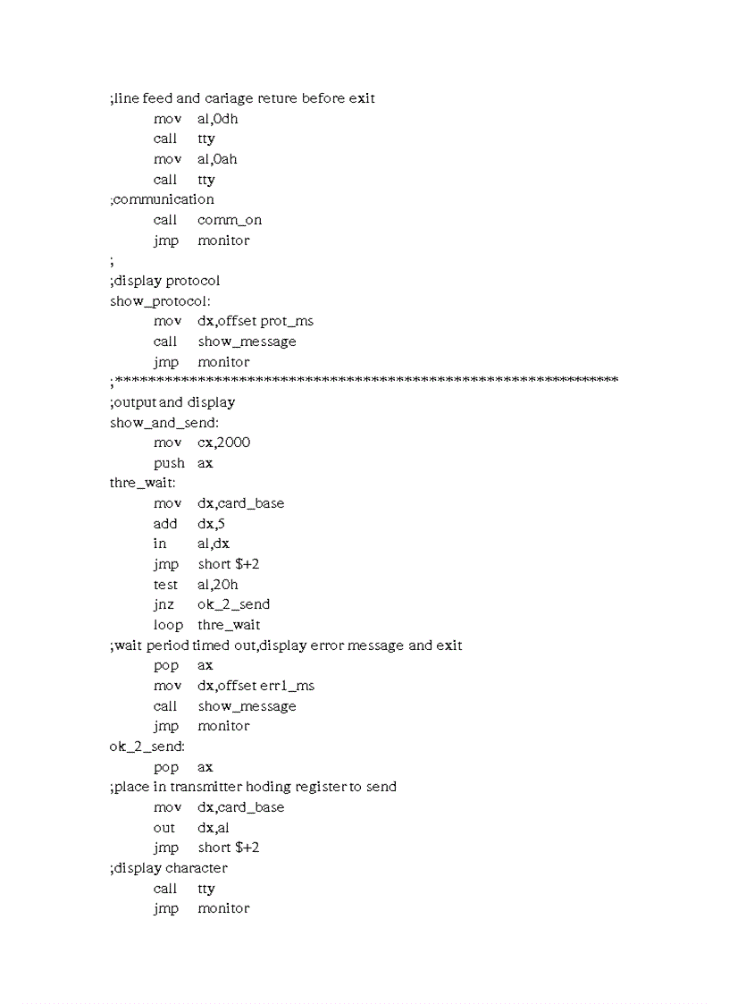 image for page Giao tiếp máy tính với kit vi xử lý 8086