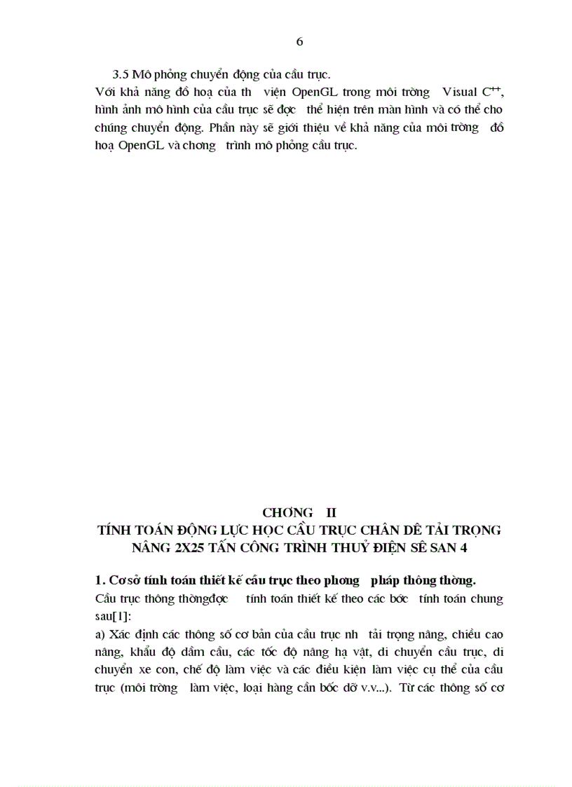 image for page Nghiên cứu động lực học cầu trục chân dê đập tràn tải trọng nâng 2x25 tấn công trình thuỷ điện SêSan 4