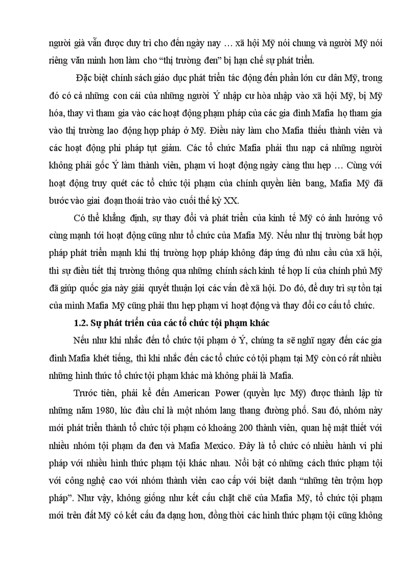 image for page Tổ chức và hoạt động của mafia Mỹ