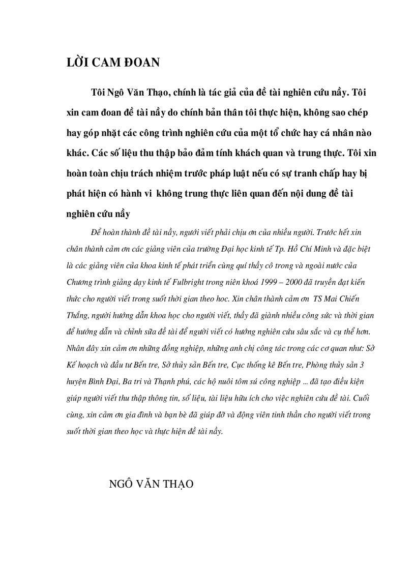 image for page Các nhân tố tác động đến nghề nuôi tôm sú công nghiệp của tỉnh Bến Tre