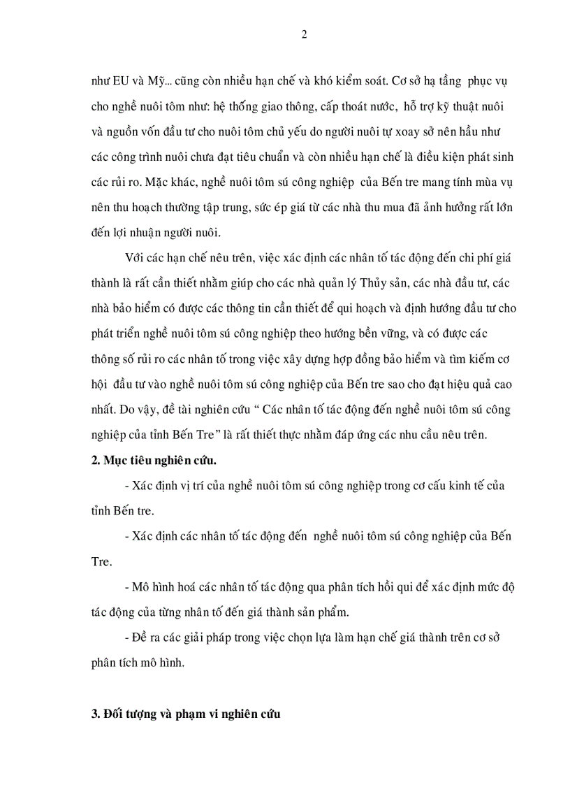 image for page Các nhân tố tác động đến nghề nuôi tôm sú công nghiệp của tỉnh Bến Tre