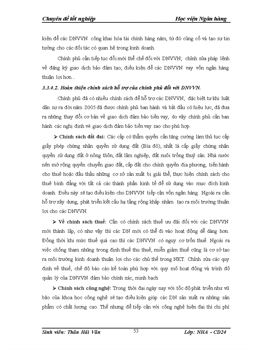 image for page Giải pháp mở rộng tín dụng đối với Doanh nghiệp nhỏ và vừa tại Ngân hàng thương mại cổ phần Quốc tế VIB bank chi nhánh Đống Đa