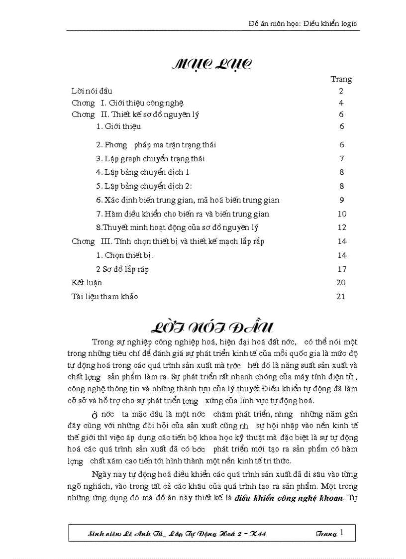 image for page Thiết kế điều khiển công nghệ khoan 1 lỗ