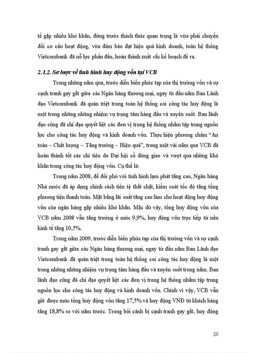 image for page Giải pháp tăng cường huy động vốn tại ngân hàng Ngoại thương Việt Nam Vietcombank