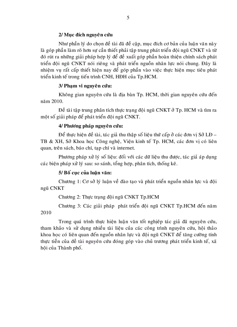 image for page Phát triển đội ngũ công nhân kỹ thuật Tp HCM đến năm 2010