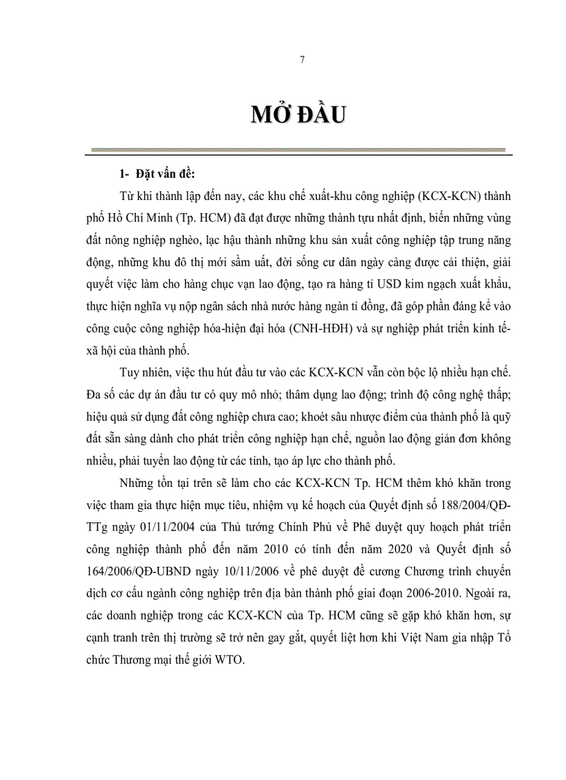 image for page Chuyển dịch cơ cấu ngành nghề tại các Khu chế xuất khu công nghiệp thành phố Hồ Chí Minh đến năm 2020