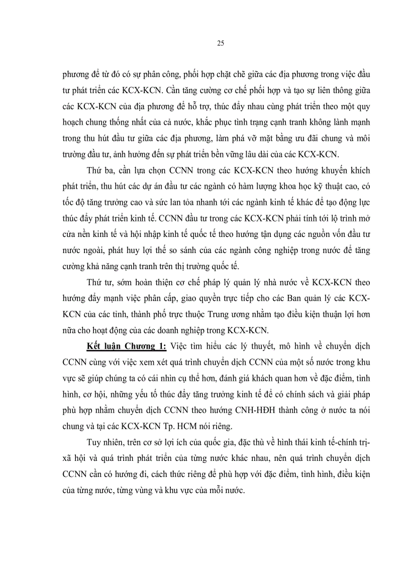 image for page Chuyển dịch cơ cấu ngành nghề tại các Khu chế xuất khu công nghiệp thành phố Hồ Chí Minh đến năm 2020