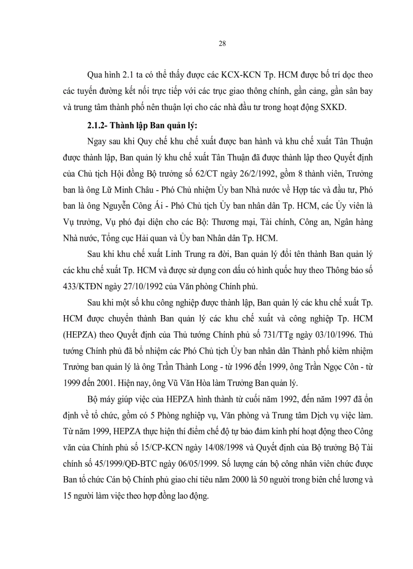 image for page Chuyển dịch cơ cấu ngành nghề tại các Khu chế xuất khu công nghiệp thành phố Hồ Chí Minh đến năm 2020