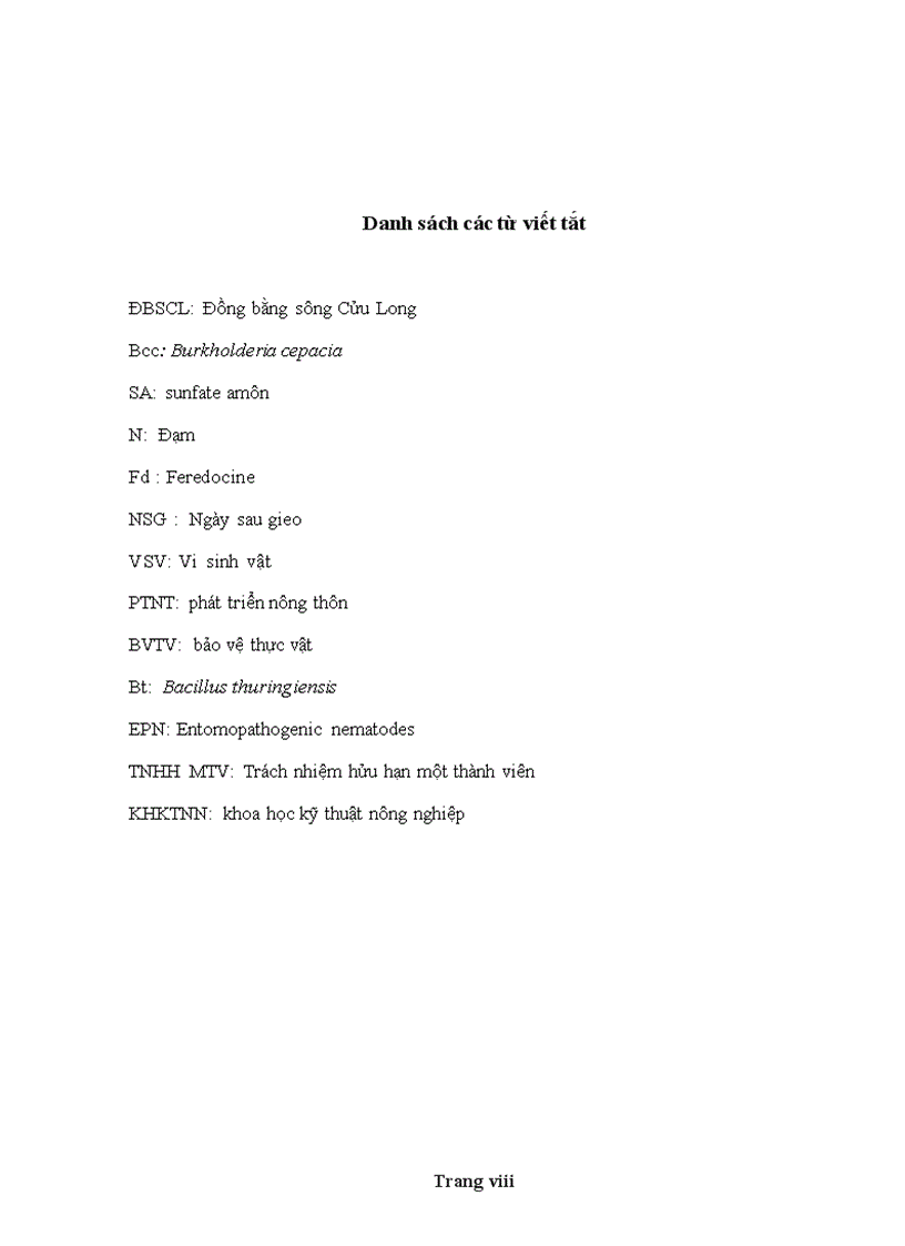 image for page Hiệu quả của vi khuẩn cố định đạm Burkholderia sp trên cây lúa cao sản trồng ở Hậu Giang