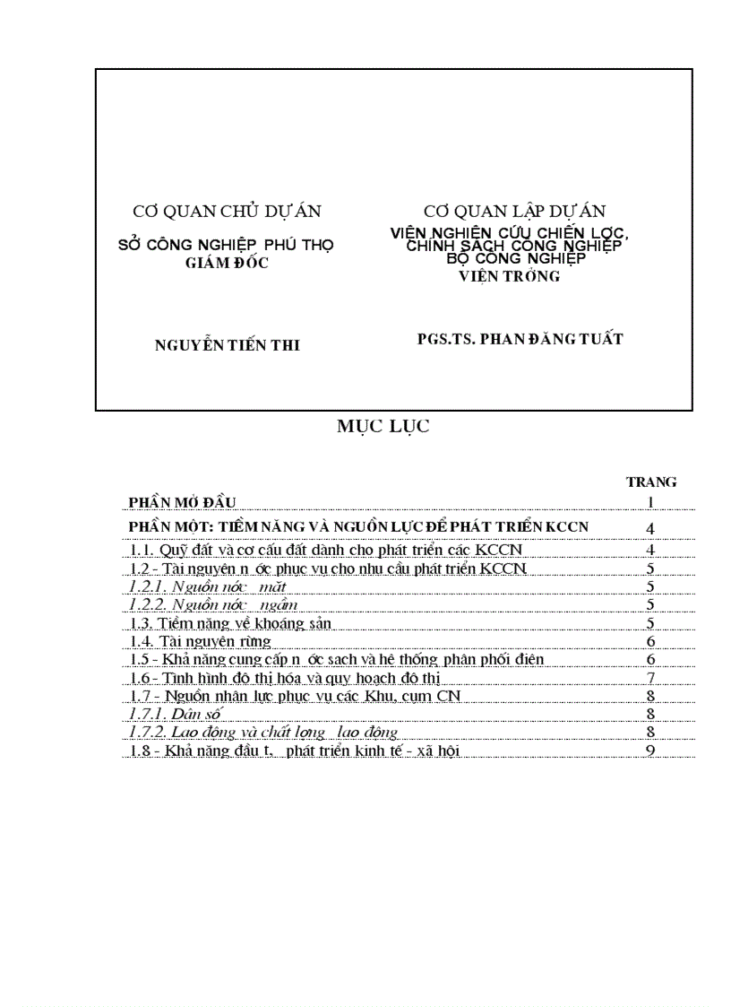 image for page Quy hoạch tổng thể phát triển các khu cụm công nghiệp tiểu thủ công nghiệp trên đại bàn tỉnh Phú Thọ đến năm 2020