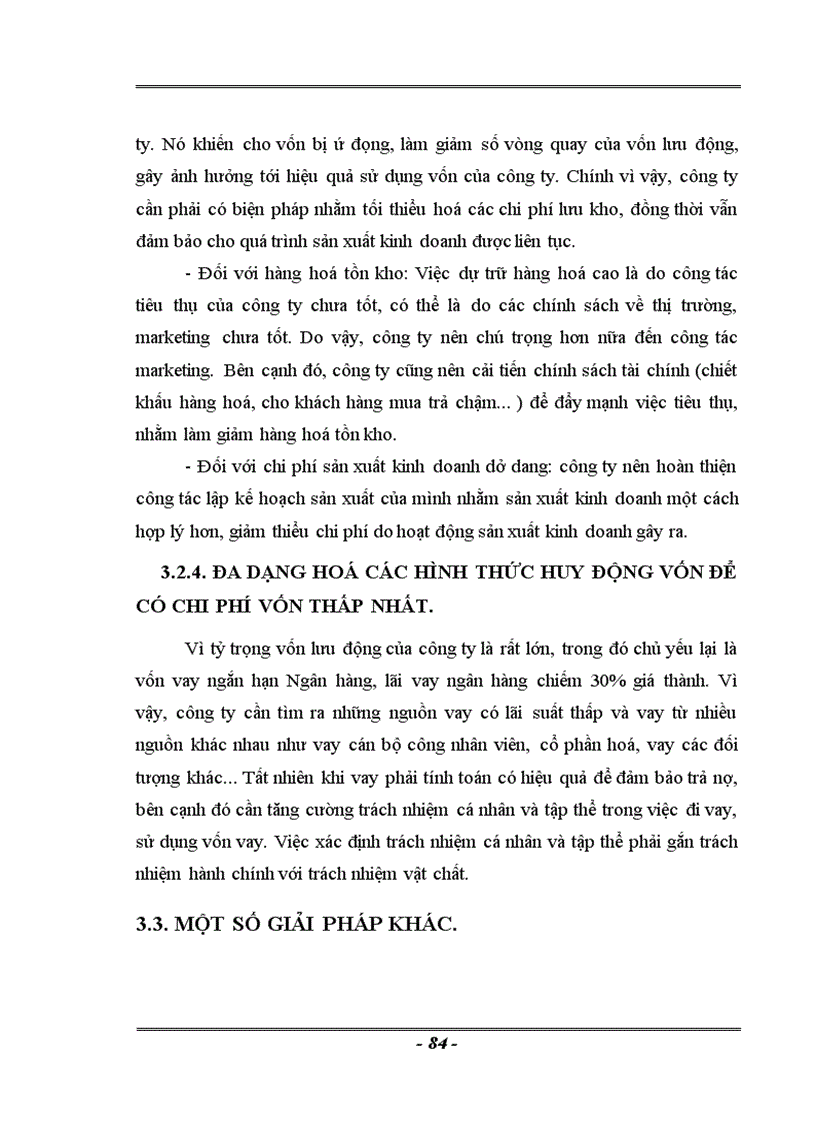 image for page Thực trạng và Một số Giải pháp nâng cao hiệu quả sử dụng vốn tại công ty cổ phần lương thực Hà Sơn Bình
